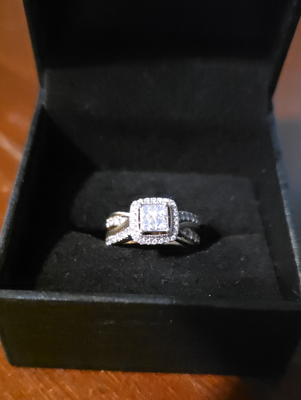 Diamond Engagmeng Ring 1 Ct 14k Gold